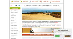 Desktop Screenshot of gironde-tourisme.info