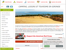 Tablet Screenshot of gironde-tourisme.info